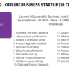 SMART IM CHecklists Vol 12 - Offline Business Startup