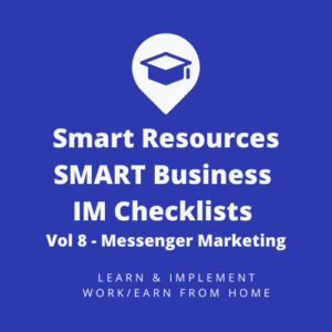 SMART IM Checklists Vol 8 - Messenger Marketing