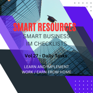 SMART IM Checklists Vol 27 - Daily Tasks