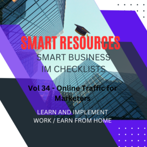 SMART IM Checklists Vol 34 - Online Traffic for Marketers